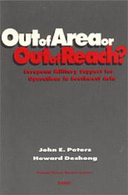 Cover of: Out of area or out of reach?: European military support for operations in southwest Asia