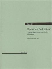 Operation Just Cause by Jennifer M. Taw