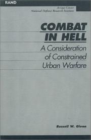 Cover of: Combat in hell: a consideration of constrained urban warfare