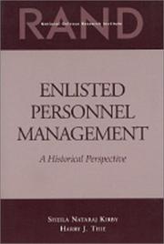 Cover of: Enlisted personnel management by Sheila Nataraj Kirby