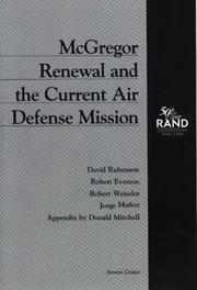 Cover of: McGregor renewal and the current air defense mission