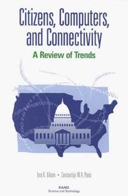 Cover of: Citizens, Computers, And Connectivity: A Review Of Trends