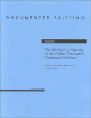 Cover of: The warfighting capacity of Air Combat Command's numbered air forces