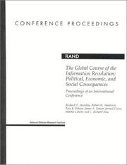Cover of: The global course of the information revolution: political, economic, and social consequences : proceedings of an international conference