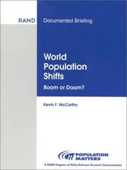 Cover of: World population shifts: boom or doom?