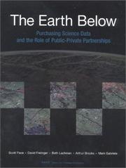 Cover of: The earth below: purchasing science data and the role of public-private partnerships