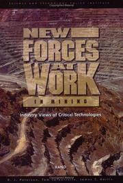 Cover of: New forces at work in mining: industry views of critical technologies