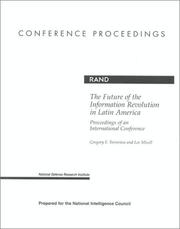 Cover of: The Future of the Information Revolution in Latin America: Proceedings of an International Conference (Conference proceedings)