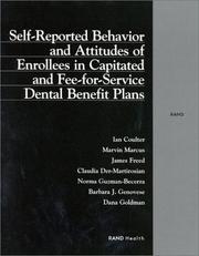 Self-reported behavior and attitudes of enrollees in capitated and fee-for-service dental benefit plans