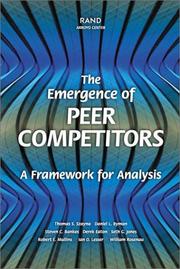 cover of The Emergence of Peer Competitors