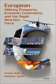 Cover of: European Military Prospects, Economic Constraints, and the Rapid Reaction Force (2001)