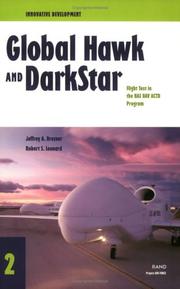 Cover of: Innovative Development: Global Hawk and DarkStar--Flight Test in the HAE UAV ACTD Program (2001)