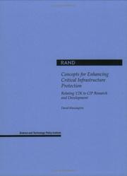 Cover of: Concepts for Enhancing Critical Infrastructure Protection: Relating Y2K to Cip Research and Development