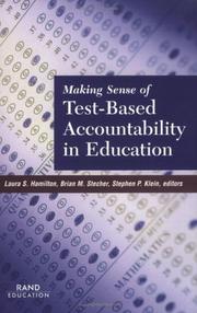 Cover of: Making Sense of Test-Based Accountability in Education 2002