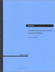 Cover of: Optimal Commercial Satellite Leasing Strategies