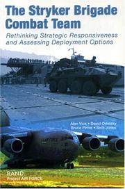 Cover of: The Stryker Brigade Combat Team | Alan Vick