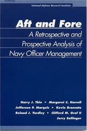 Book cover: Aft and Force | Harry J. Thie