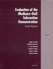 Cover of: Evaluation of the Medicare-DOD Subvention Demonstration: Final Report