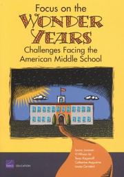 Cover of: Focus on the Wonder Years: Challenges Facing the American Middle School