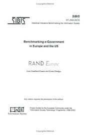Cover of: Benchmarking e-Government in Europe and the US by Irma Graafland-Essers