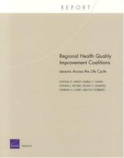 Cover of: Regional Health Quality Improvement Coalitions: Lessons Across the Life Cycle