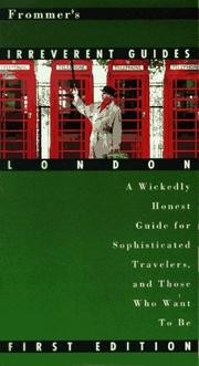 Cover of: Frommer's Irreverent Guide to London (Irreverent Guides)