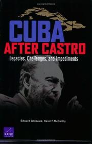Cover of: Cuba after Castro by Edward Gonzalez