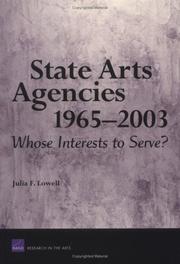 Cover of: State Arts Agencies in Search of Themselves, 1965-2003 by Julia F. Lowell