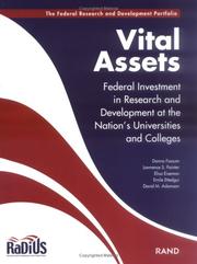 Cover of: Vital Assets: Federal Investment in Research and Development at the Nation's Universities and Colleges