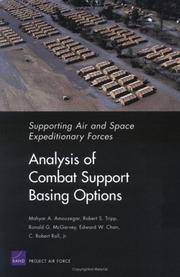 Cover of: Supporting Air and Space Expeditionary Forces: Analysis of Combat Support Basing Options (Supporting Air and Space Expeditionary Forces)
