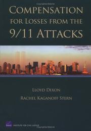 Cover of: Compensation fro Losses from 9/11 Attacks