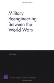 Cover of: Military Reengineering Between the World Wars by Brett Steele