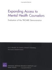 Cover of: Expanding Access to Mental Health Counselors: Evaluation of the TRICARE Demonstration