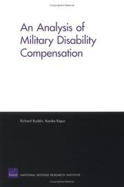 Cover of: An Analysis of Military Disability Compensation