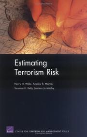 Cover of: Estimating terrorism risk
