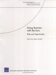 Cover of: Doing Business with the Euro | Keith Crane