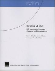 Cover of: Revisiting US-VISIT by David S. Ortiz, David S. Ortiz