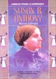 Cover of: Susan B. Anthony by Barbara Weisberg