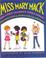 Cover of: Miss Mary Mack and Other Children's Street Rhymes