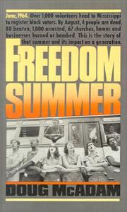 Freedom Summer by Doug McAdam
