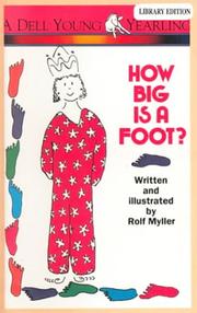 Cover of: How Big Is a Foot?