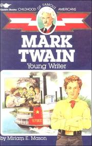 Cover of: Mark Twain: Young Writer (Childhood of Famous Americans (Sagebrush))
