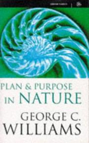 Cover of: Plan and Purpose In Nature (Science Masters) by George C. Williams