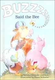 Cover of: Buzz Said the Bee (Hello Reader! Level 1)