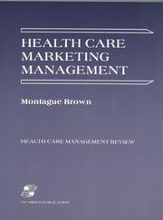 Cover of: Health care marketing management