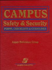 Cover of: Campus safety & security forms, checklists & guidelines