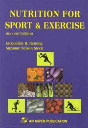 Cover of: Nutrition for sport and exercise