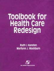 Cover of: Toolbook for health care redesign