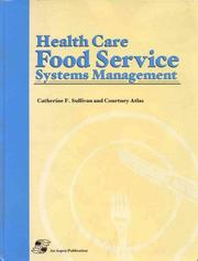 Cover of: Health care food service systems management