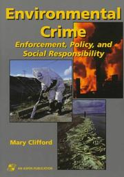 Cover of: Environmental crime by [edited by] Mary Clifford.